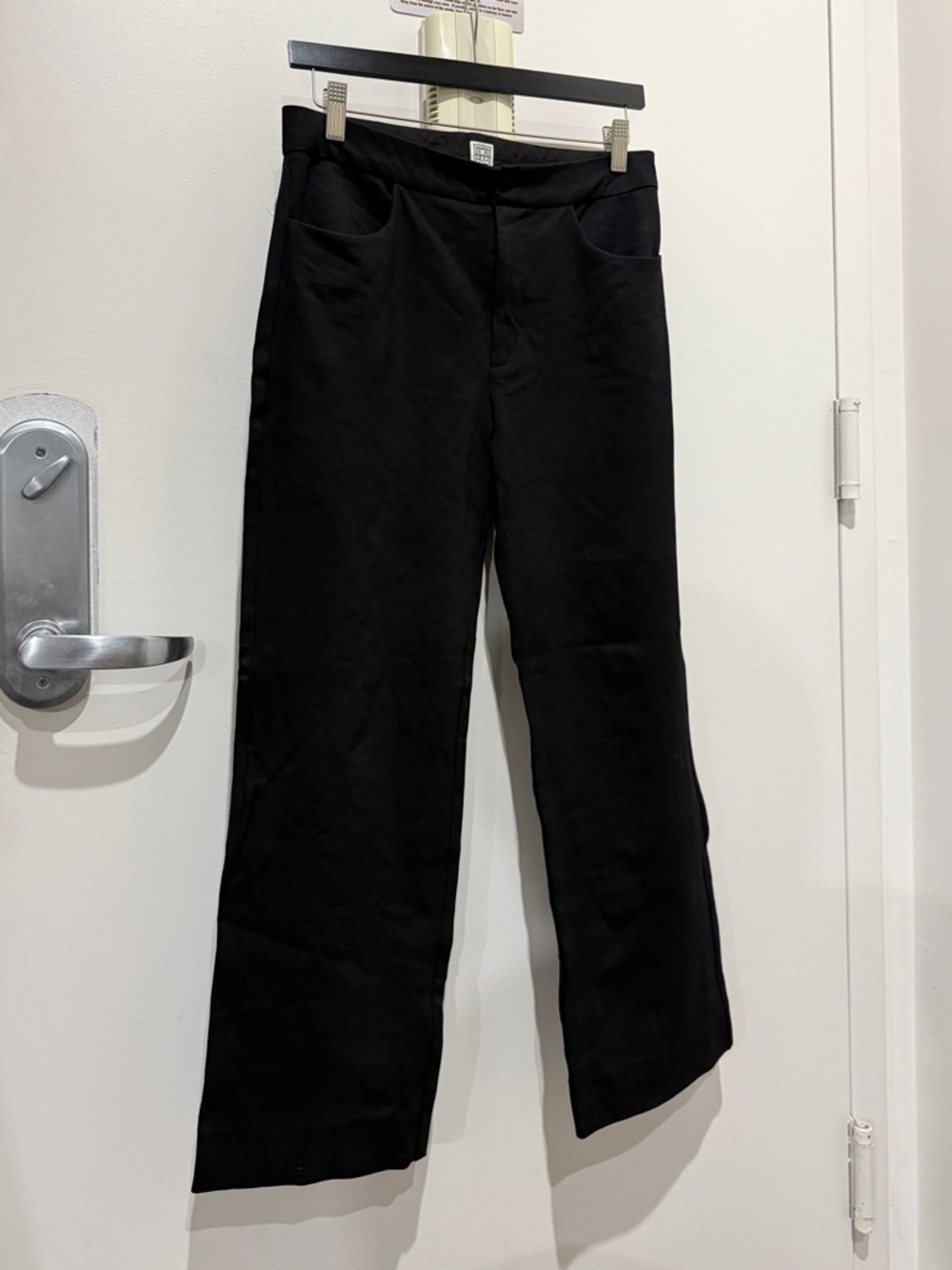 Toteme Black Relaxed Slim Suit Pants [xs]